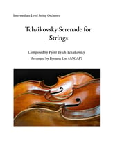 Tchaikovsky Serenade for Strings Orchestra sheet music cover